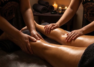 Tandem massage & Тандем массаж & 60 min - Фото услуги